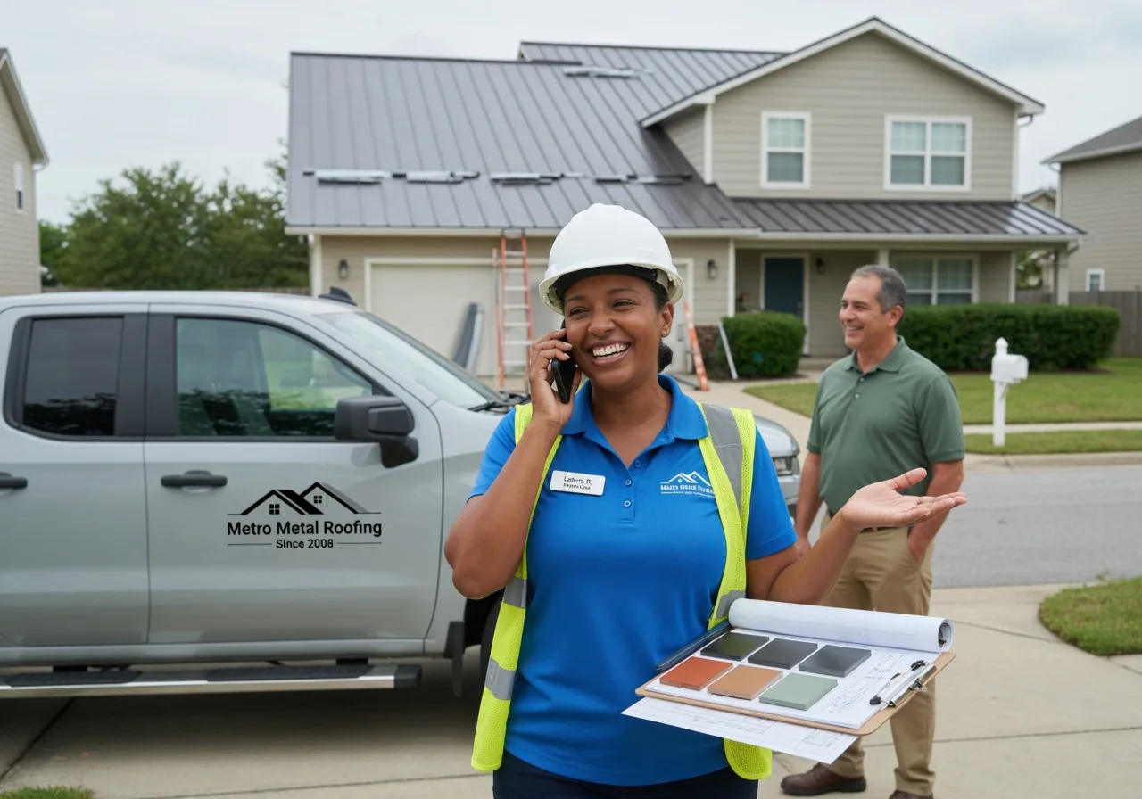 Storm Damage Metal Roof Repair in Misenheimer, NC
